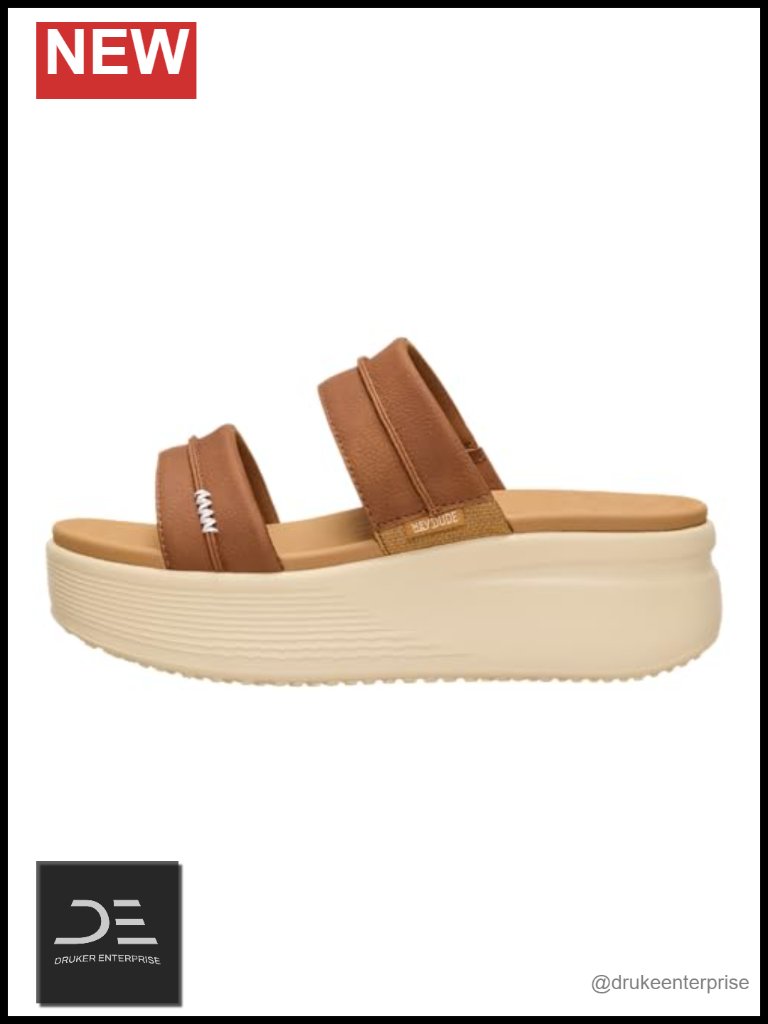 Lightweight Platform Slide Sandal With Contoured Eva Footbed